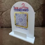 Custom QR Code Standee with Branding