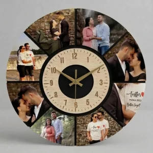 Personalized MDF Photo Clock