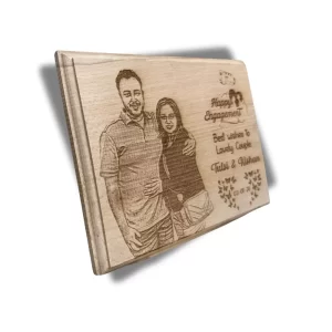 Personalized Wooden Engraved Photo Frame