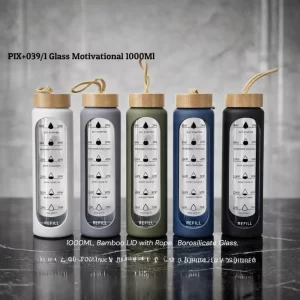 PIX+039/1 Glass Motivational Bottle