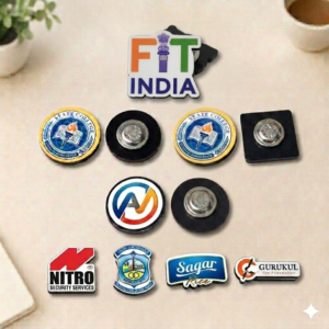 Customized MDF Cutout Badge 2 inch
