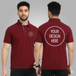 Customized Polo Red T-Shirt