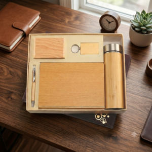 Customized Premium Wooden 5 in 1 Gift Set