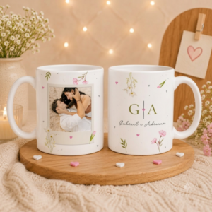 Customized White Ceramic Photo Mug