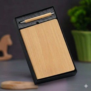 Premium 2 in 1 Wooden Gift Set (Diary & Pen)