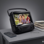 Retro Bluetooth Tv Speaker with phone holder