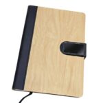 Customized Premium Bamboo With Leaher Magnet Lock Diary