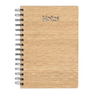 Customized Premium Wooden Spiral Notebook Diary