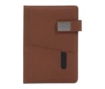 Customized PU Leather Magnet Corporate Diary Notebook