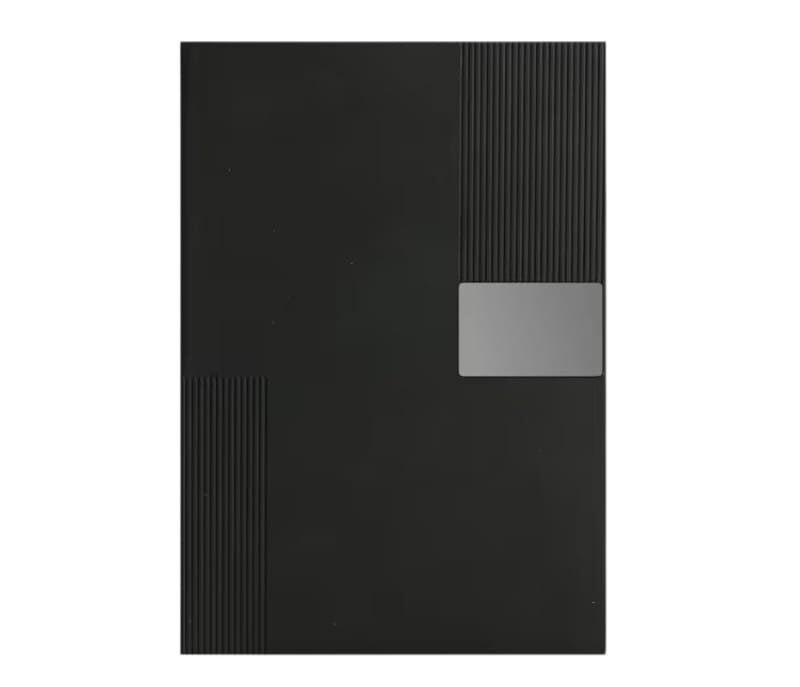 Customized PU Leather Metal Strip Diary Customized PU Leather Metal Strip Diary