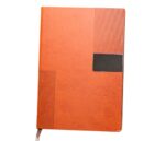 Customized PU Leather Metal Strip Diary