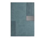 Customized PU Leather Metal Strip Diary