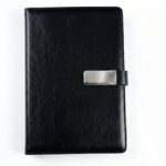 Customized PU Leather Metal Strip with Magnet Diary