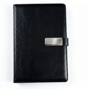 Customized PU Leather Metal Strip with Magnet Diary