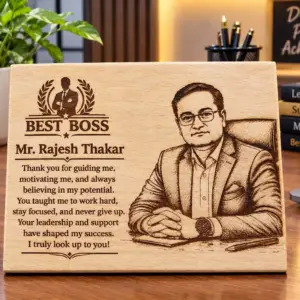 Customized Wooden photo Engraving Frame